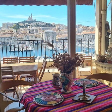 Apartament Grand T2 Surplombant Le Vieux Port Marsylia Zewnętrze zdjęcie