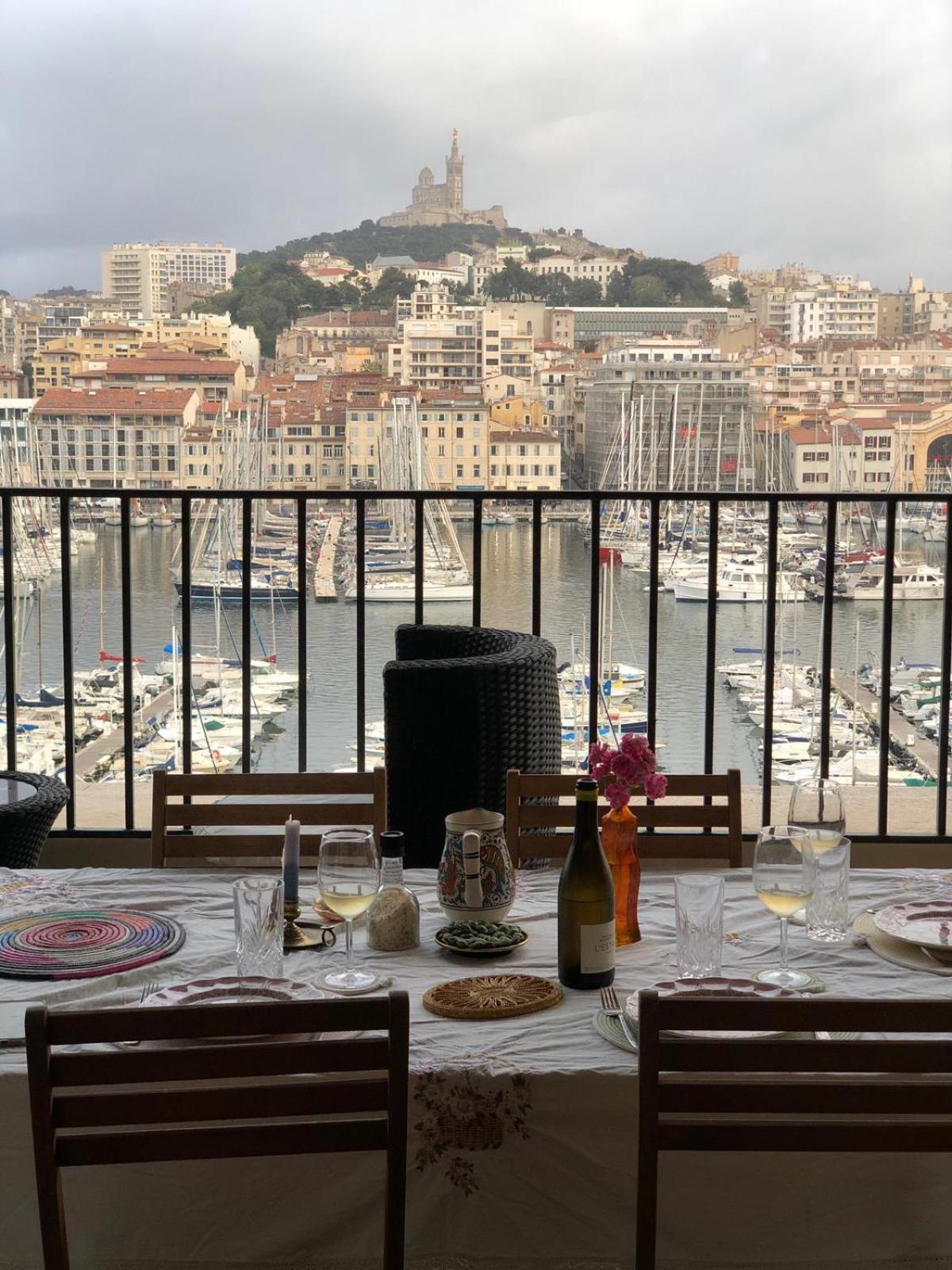 Apartament Grand T2 Surplombant Le Vieux Port Marsylia Zewnętrze zdjęcie