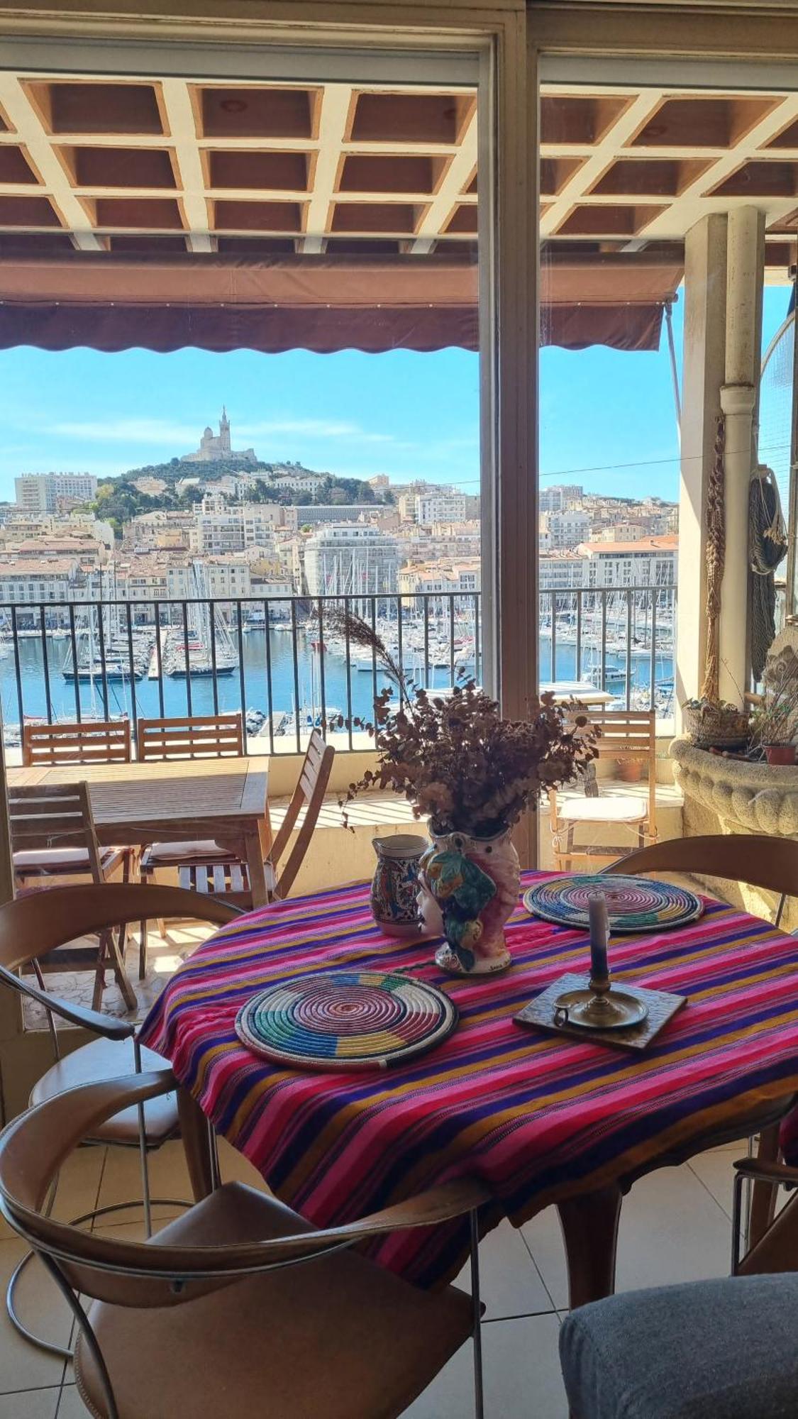 Apartament Grand T2 Surplombant Le Vieux Port Marsylia Zewnętrze zdjęcie
